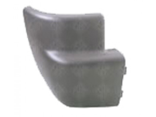 FORD TRANSIT- T12- 93/96; ARKA TAMPON UCU SOL GRI (TW)