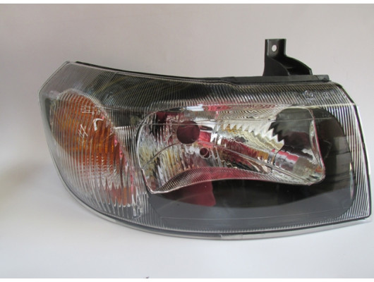 FORD TRANSIT- V184- 02/06; FAR LAMBASI SAĞ ELEKTRİKLİ/MANUEL SİYAH 4 FİŞLİ (H4)(AYFAR) (E MARKLI)