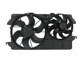 FORD TRANSIT CONNECT- 02/09; RADYATÖR VE KLİMA FAN DAVLUMBAZI KOMPLE ÇİFTLİ 1.8 TDCİ (MOTORLU) ORİS