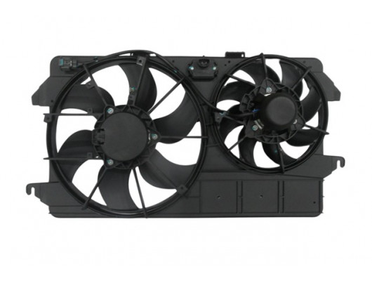 FORD TRANSIT CONNECT- 02/09; RADYATÖR VE KLİMA FAN DAVLUMBAZI KOMPLE ÇİFTLİ 1.8 TDCİ (MOTORLU) ORİS