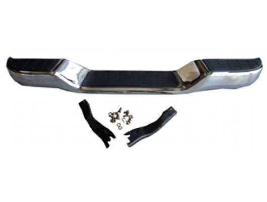 ISUZU D MAX- PICK UP- 04/07; ARKA TAMPON (NİKELAJLI ALTI OVAL BAĞLANTI BRAKETLERİ İLE)FPI