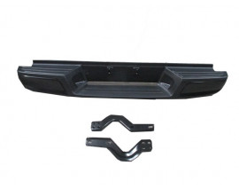 ISUZU D MAX- PICK UP- 04/07; ARKA TAMPON SİYAH (PLAKA LAMBALI (BAĞLANTI SACLARI İLE BİRLİKTE) FPI)