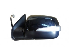 ISUZU D MAX- PICK UP- 07/12; KAPI AYNASI SOL ELEKTRİKLİ 6PİNLİ UZUN SİNYALLİ SİYAH (FAMELLA)