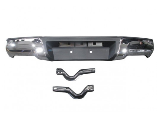 ISUZU D MAX- PICK UP- 12/17; ARKA TAMPON (NİKELAJ KAPLAMALI BAĞLANTI AYAKLARI İLE BİRLİKTE)(TW)