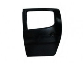 ISUZU D MAX- PICK UP- 17/19; ARKA KAPI KOMPLE SOL SİYAH (İCELİ/ÇEKOMASTİKLİ) (YAN SANAYİ) (BFN)