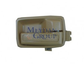 ISUZU NPR- 90/97; ÖN KAPI İÇ AÇMA KOLU SAĞ KAHVE (ÇERÇEVESİ İLE BİRLİKTE) (HUSHAN)