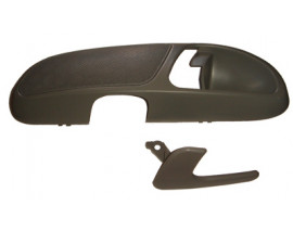 VOLKSWAGEN GOLF- 4- 98/04; ÖN KAPI IÇ AÇMA KOL ÇERÇEVESI SOL (HOPARLÖR KAPAKLI) ELCEGI ILE GRI