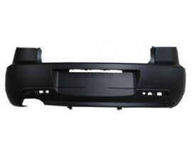 MAZDA 3- HB- 07/09; ARKA TAMPON SİYAH (PLAKA/REFLEKTÖR DELİKLİ)