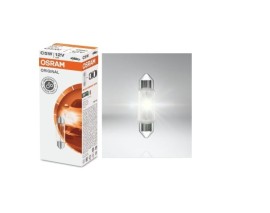 STANDART AMPUL- STOP/SİNYAL/PARK/GÖSTERGE AMPULÜ; 12V/C5W (6418) (DUY SV8,5-8) (OSRAM)