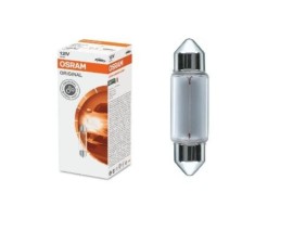 STANDART AMPUL- STOP/SİNYAL/PARK/GÖSTERGE AMPULÜ; 12V/C10W (6411) (DUY SV8,5-8) (OSRAM)