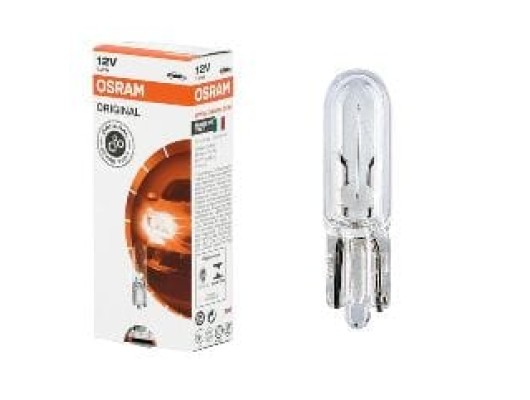 STANDART AMPUL- STOP/SİNYAL/PARK/GÖSTERGE AMPULÜ; 12V/W1,2W (2721) (DUY W2x4,6D)(OSRAM)
