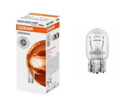 STANDART AMPUL- STOP/SİNYAL/PARK/GÖSTERGE AMPULÜ; 12V/W21/5W (7515) (DUY W3X16G) (OSRAM)