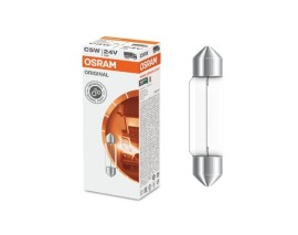 STANDART AMPUL- STOP/SİNYAL/PARK/GÖSTERGE AMPULÜ; 24V/C5W (6423) (DUY SV8,5-8) (OSRAM)