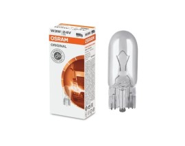 STANDART AMPUL- STOP/SİNYAL/PARK/GÖSTERGE AMPULÜ; 24V/W3W (2841) (DUY W2,1x9,5D)OSRAM)