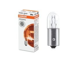 STANDART AMPUL- STOP/SİNYAL/PARK/GÖSTERGE AMPULÜ; 24V/T4W (3930) (DUY BA9S) (OSRAM)