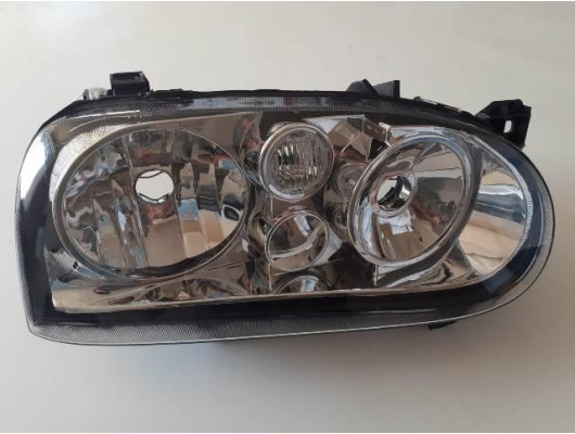 VOLKSWAGEN GOLF- 3- 92/98; FAR LAMBASI SAĞ MANUEL/ELEKTRİKLİ/SİSSİZ/ŞEFFAF CAM (H1/H1) (AYFAR)