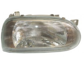 VOLKSWAGEN GOLF- 3- 92/98; FAR LAMBASI SAĞ ELEKTRİKLİ/MANUEL/SİSSİZ/ÇİZGİLİ CAM (H4) (FAMELLA)