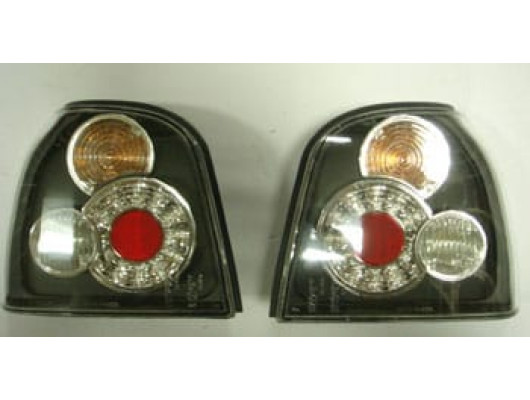 VOLKSWAGEN GOLF- 3- 92/98; MODİFİYE STOP LAMBASI SAĞ/SOL SET 2 PARÇA LEDLİ SİYAH (TYC)