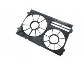 VOLKSWAGEN GOLF- 5- 04/09; RADYATÖR VE KLİMA FAN DAVLUMBAZI BOŞ GÖVDE (ÇİFTLİ) (300W 363MM)
