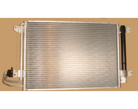 VOLKSWAGEN GOLF- 5- 04/09; KLİMA RADYATÖRÜ ALÜMİNYUM (TÜPLÜ) (565X402X16)