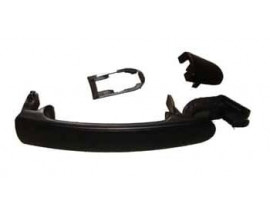 VOLKSWAGEN BORA- 99/05; ÖN KAPI DIŞ AÇMA KOLU SOL SİYAH (BOYANIR TİP) (HUSHAN)