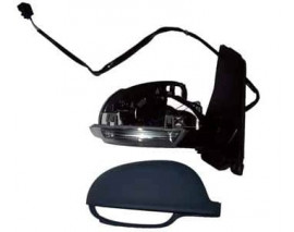 VOLKSWAGEN GOLF- PLUS- 07/08; KAPI AYNASI SAĞ ELEKTRİKLİ/ISITMALI/SİNYALLİ 6FİŞLİ (GRİ KAPAKLI)