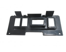 VOLKSWAGEN POLO- 3- 95/99; ÖN KONSOL CAM AÇMA DÜĞME ÇERÇEVESİ (SİYAH)