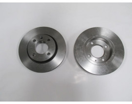 VOLKSWAGEN POLO- 4- 99/01; ÖN FREN DİSKİ (HAVALI)(ADET)1,4/1,7/1,9 (239X18X65X34,5X4-1)(BRAMAX)