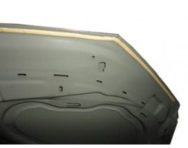 VOLKSWAGEN POLO- 5- 05/09; MOTOR KAPUTU (GRİ BOYALI) (İCELİ/ÇEKOMASTİKLİ)(TEK FARLI) (SIMYI)