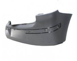 VOLKSWAGEN POLO- 5- 02/09; ARKA TAMPON GRİ (BANT DELİKLİ (PLAKA YERİ 60 CM DİKDÖRTGEN PLAKA) TW)