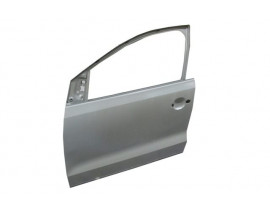 VOLKSWAGEN POLO- 6- 10/17; ÖN KAPI KOMPLE SOL GRİ BOYALI (İCELİ/ÇEKOMASTİKLİ) (SIMYI)