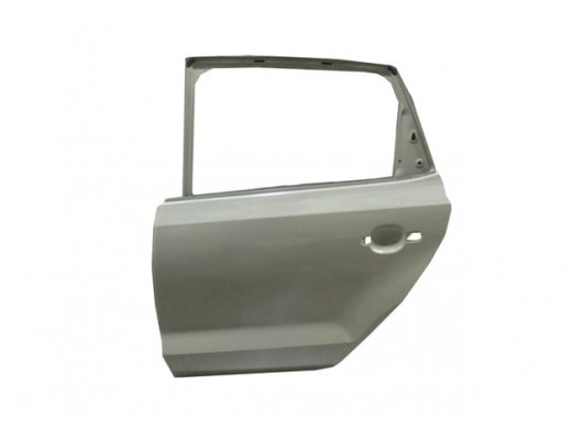 VOLKSWAGEN POLO- 6- 10/17; ARKA KAPI KOMPLE SOL GRİ BOYALI (İCELİ/ÇEKOMASTİKLİ) (SIMYI)