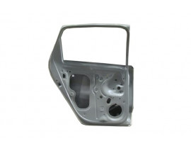 VOLKSWAGEN POLO- 6- 10/17; ARKA KAPI KOMPLE SOL GRİ BOYALI (İCELİ/ÇEKOMASTİKLİ) (SIMYI)