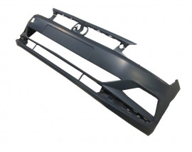 VOLKSWAGEN POLO- 7- 17/21; ÖN TAMPON SİYAH (SİS/PANJUR DELİKLİ/SENSÖR DELİKSİZ)(TYG)