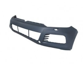 VOLKSWAGEN TOUAREG- 10/14; ÖN TAMPON SİYAH (SİS/PANJUR VE FAR YIKAMA DELİKLİ TW)