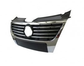 VOLKSWAGEN PASSAT- B6- 05/10; ÖN PANJUR SİYAH (NİKELAJ KAPLAMALI IZGARASI NİKELAJLI SENSÖR DELİKSİZ