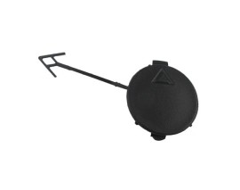 VOLKSWAGEN CRAFTER- 07/17; ÖN TAMPON ÇEKİ DEMİR KAPAĞI (SİYAH)