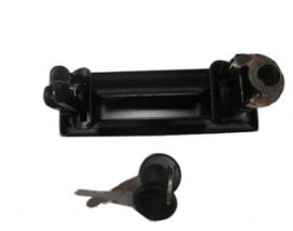 VOLKSWAGEN TRANSPORTER- T4- 96/01; ORTA KAPI DIŞ AÇMA KOLU SAĞ (ŞİFRELİ) (BOYANIR TİP SİYAH) (HUSHAN