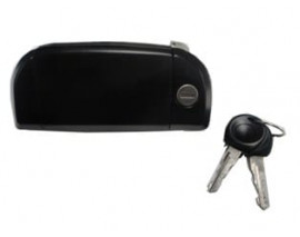 VOLKSWAGEN TRANSPORTER- T4- 96/01; ÖN KAPI DIŞ AÇMA KOLU SOL (ŞİFRELİ/ANAHTARLI)(BOYANIR TİP)(HUSHAN