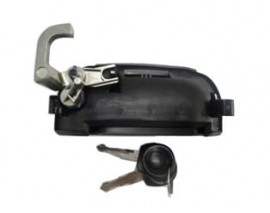 VOLKSWAGEN TRANSPORTER- T4- 96/01; ÖN KAPI DIŞ AÇMA KOLU SOL (ŞİFRELİ/ANAHTARLI)(BOYANIR TİP)(HUSHAN