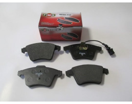 VOLKSWAGEN TRANSPORTER- T5- 04/09; ÖN FREN BALATASI (1KABLOLU)DİSK)155X73,3X17/156,3X75,1X16,5)(