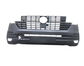 VOLKSWAGEN TRANSPORTER- T7.5- 19/24; ÖN TAMPON SİYAH PANJURLU/SENSÖR DELİKSİZ (PANELVAN)(TYG)