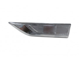 VOLKSWAGEN CADDY- 15/18; ÇAMURLUK SİNYALİ SOL BEYAZ (NİKELAJ ÇERÇEVELİ) (DUYLU/AMPÜLLÜ)