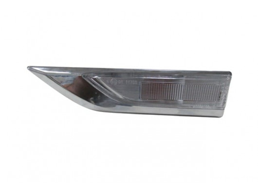 VOLKSWAGEN CADDY- 15/18; ÇAMURLUK SİNYALİ SOL BEYAZ (NİKELAJ ÇERÇEVELİ) (DUYLU/AMPÜLLÜ)