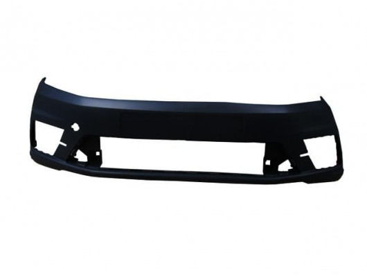 VOLKSWAGEN CADDY- 15/20; ÖN TAMPON SİYAH (SİS/PANJUR DELİKLİ) (TW)