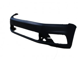 VOLKSWAGEN CADDY- 15/20; ÖN TAMPON SİYAH (SİS/PANJUR DELİKLİ) (TW)