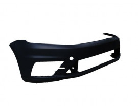 VOLKSWAGEN CADDY- 15/20; ÖN TAMPON SİYAH (SİS/PANJUR DELİKLİ) (TW)