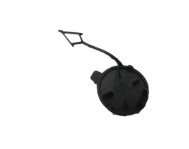 VOLKSWAGEN CADDY- 21/25; ÖN TAMPON ÇEKİ DEMİR KAPAĞI (PÜTÜRLÜ) (SİYAH)