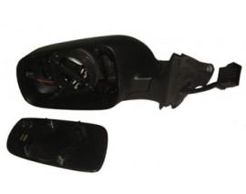 AUDI A3- 97/00; KAPI AYNASI SOL ELEKTRİKLİ/ISITMALI SİYAH (TW)