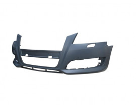 AUDI A3- 09/12; ÖN TAMPON GRİ (SİS/PANJUR DELİKLİ/SENSÖR DELİKSİZ/FAR YIKAMA DELİKLİ) (TW)